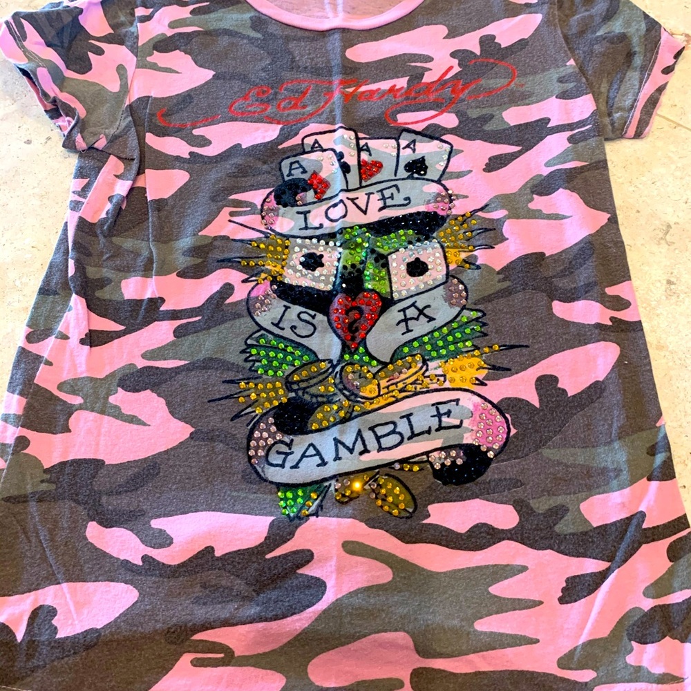 Ed Hardy Love is a Gamble shirt